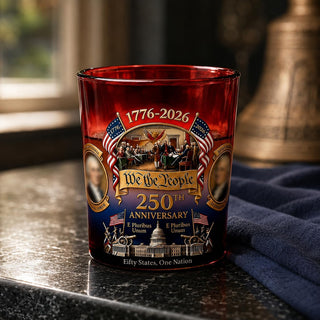 1776–2026 American 250 Amber Glass