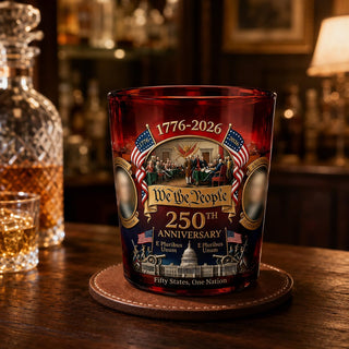 1776–2026 American 250 Amber Glass